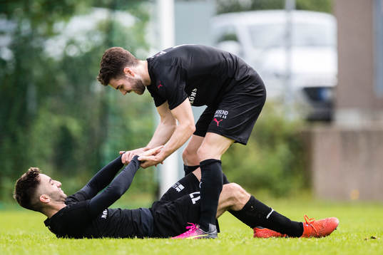 Hittarps Mouhamed Fahs och Edis Agelius