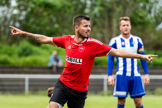 Limhamn Bunkeflos Sebastian Rask jublar