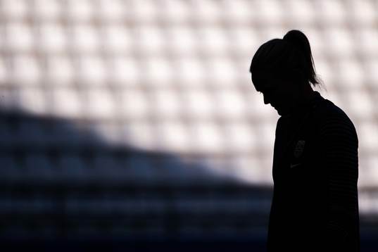 A of goalkeeper Ingrid Hjelmseth of Norway