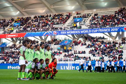 Players of Nigeria poses for a team group photo