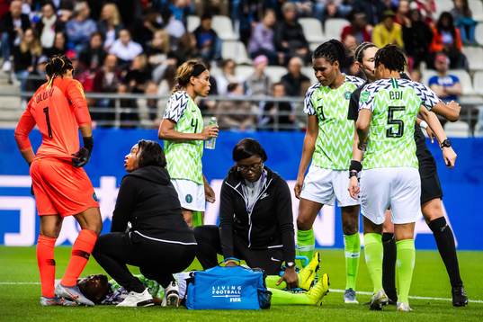Faith Michael of Nigeria receives treatment