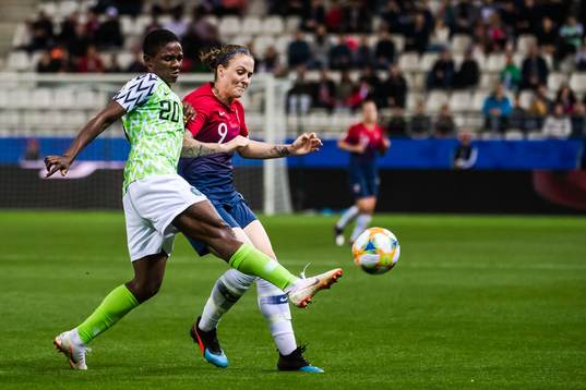 Chidinma Okeke of Nigeria and Isabell Lehn Herlovsen of