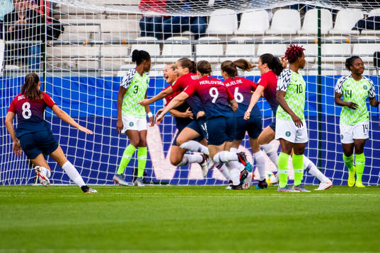 Guro Reiten of Norway celebrates