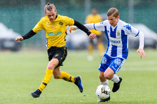 Elfsborgs Rasmus Nordin och IFK Göteborgs Felix Eriksson