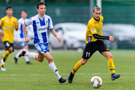 IFK Göteborgs Oliwer Brodin och Elfsborgs Rasmus Nordin