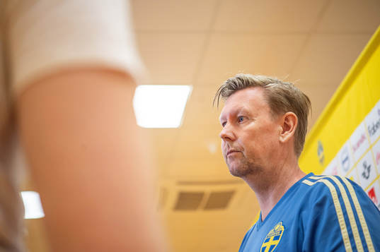 assistant coach Peter Wettergren of the Swedish national