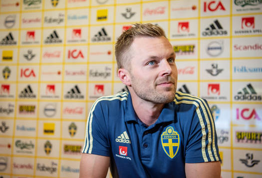 Sebastian Larsson of the Swedish national football team