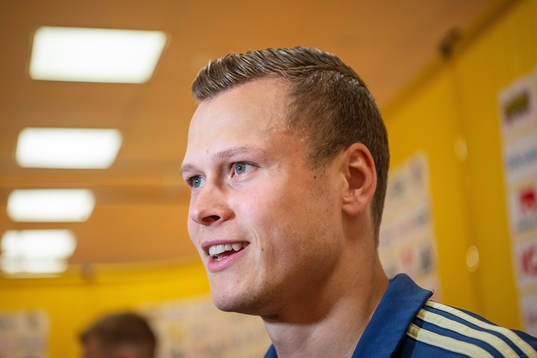 Viktor Claesson of the Swedish national football team