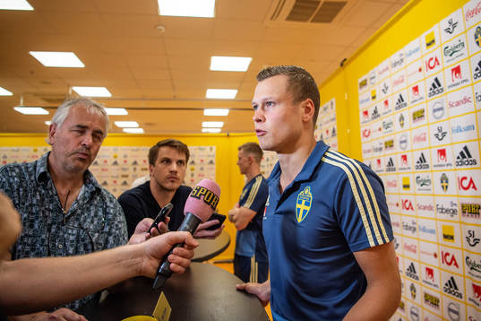 Viktor Claesson of the Swedish national football team
