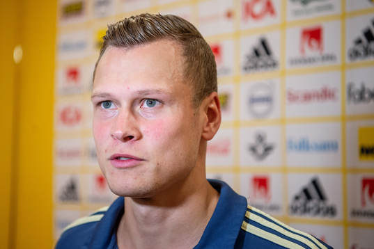 Viktor Claesson of the Swedish national football team