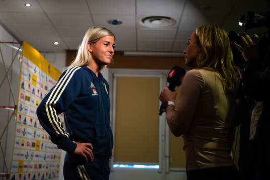 Olivia Schough of Swedish national women football team