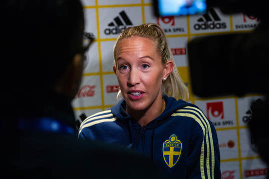 Julia Roddar of Swedish national women football team