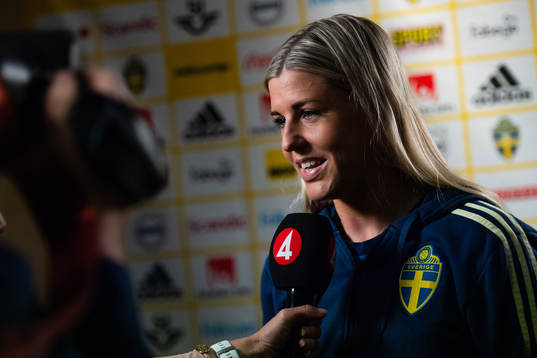Olivia Schough of Swedish national women football team