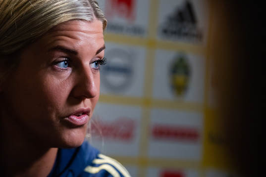 Olivia Schough of Swedish national women football team