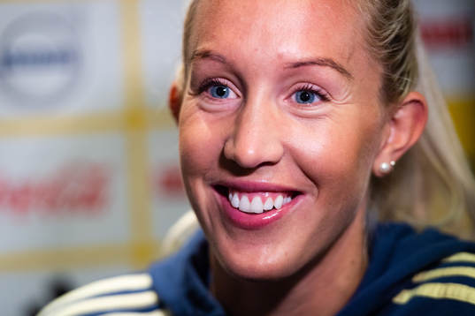 Julia Roddar of Swedish national women football team