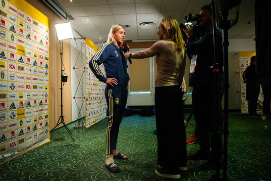 Olivia Schough of Swedish national women football team