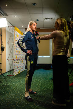 Olivia Schough of Swedish national women football team