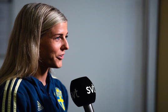Olivia Schough of Swedish national women football team