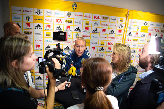 Julia Roddar of Swedish national women football team