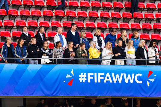Lina Hurtig, Nathalie Björn , goalkeeper Hedvig Lindahl ,