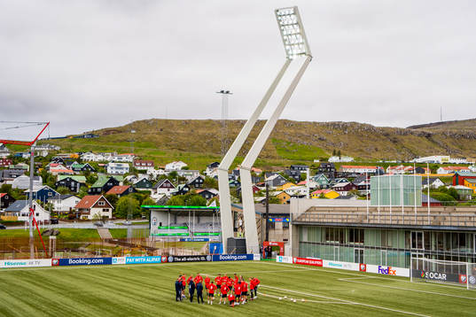 Players and coaching staff of Norway