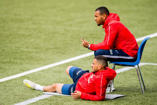 Omar Elabdellaoui and Joshua King of Norway