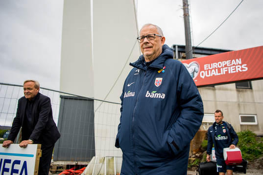 Lars Lagerbäck, head coach of Norway