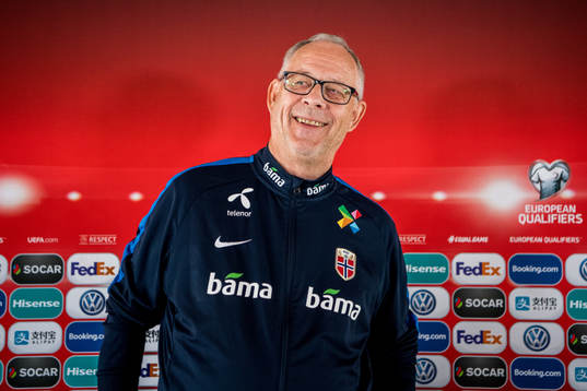 Lars Lagerbäck, head coach of Norway
