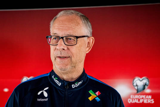Lars Lagerbäck, head coach of Norway