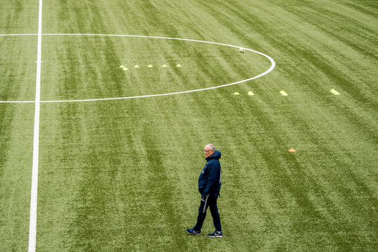 Lars Lagerbäck, head coach of Norway