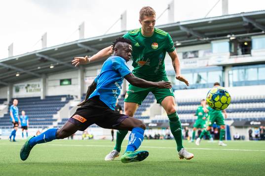 Halmstads Thomas Boakye och Dalkurds Alexander Ekblad