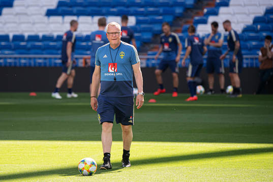Head coach Janne Andersson of the Swedish national football