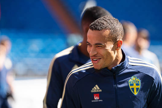 Robin Quaison of the Swedish national football team