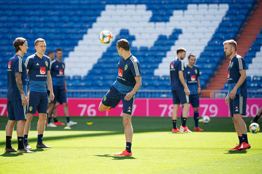 Kristoffer Olsson, Ludwig Augustinsson, Viktor Claesson and