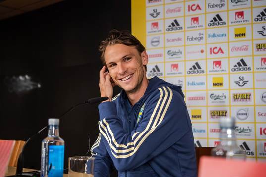 Albin Ekdal of the Swedish national football team