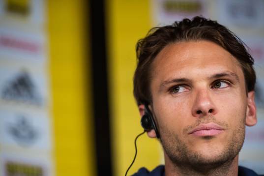 Albin Ekdal of the Swedish national football team