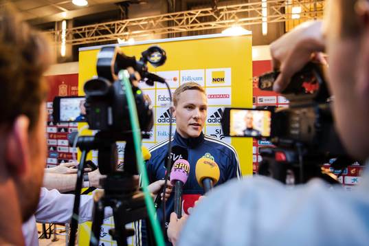 Ludwig Augustinsson of the Swedish national football team