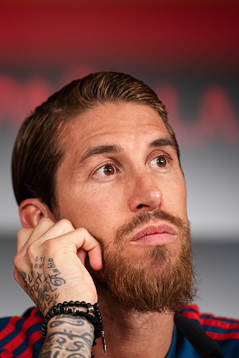 Sergio Ramos of the Spanish national football team