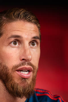 Sergio Ramos of the Spanish national football team