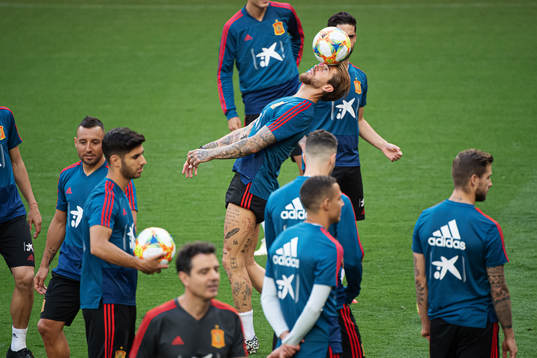 Sergio Ramos of the Spanish national football team