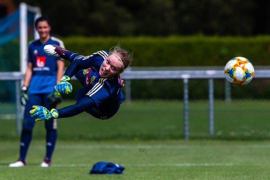 Goalkeeper Hedvig Lindahl of Swedish national women