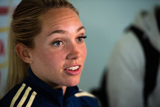 Elin Rubensson of Swedish national women football team