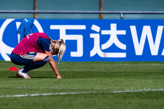 Elin Rubensson of Swedish national women football team in