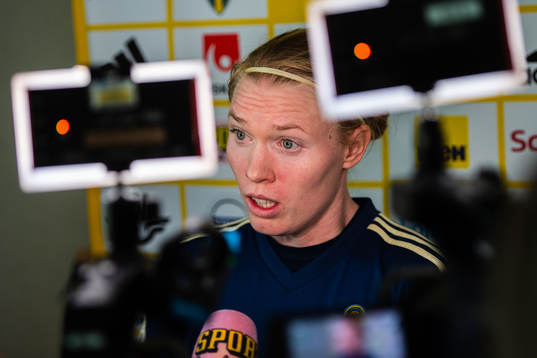 Goalkeeper Hedvig Lindahl of Swedish national women