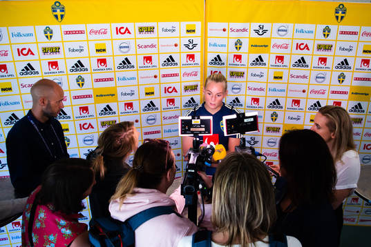 Stina Blackstenius of Swedish national women football team