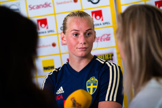 Stina Blackstenius of Swedish national women football team