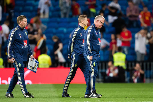 Assistant coach Peter Wettergren, goalkeeper coach Maths