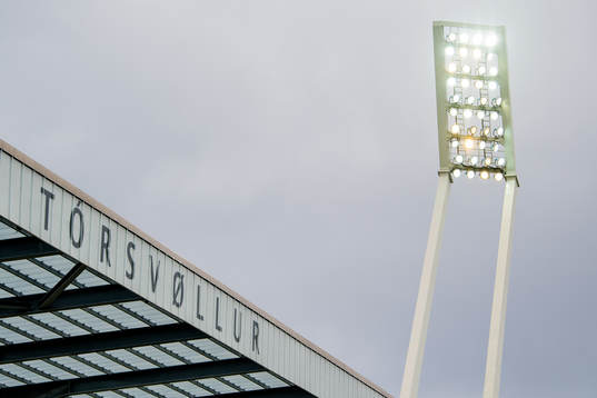 Floodlights at Torsvøllur