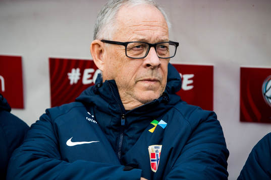 Lars Lagerbäck, head coach of Norway