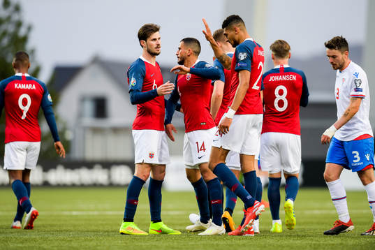 Håvard Nordtveit, Omar Elabdellaoui and Bjørn Maars